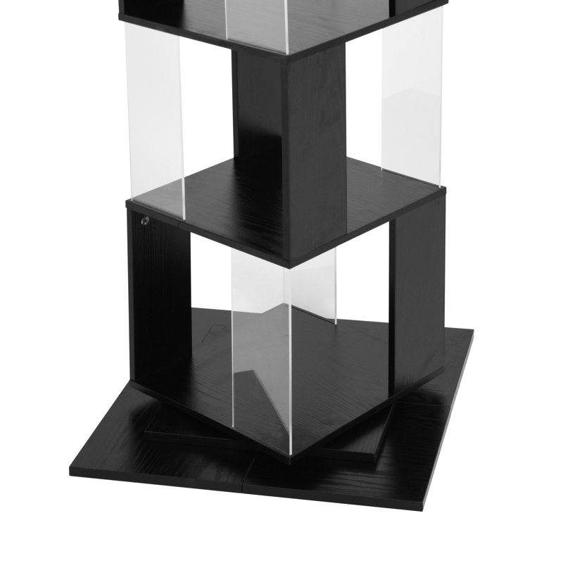 -degree Rotating Bookshelf Particle Board Modern Design For Living Room