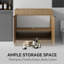 Armoire de meuble-lavabo autoportante 30 po, contreplaqué, portes doubles à fermeture douce, rangement intérieur spacieux, armoire seulement, lavabo non inclus, chêne-528111974-528111976