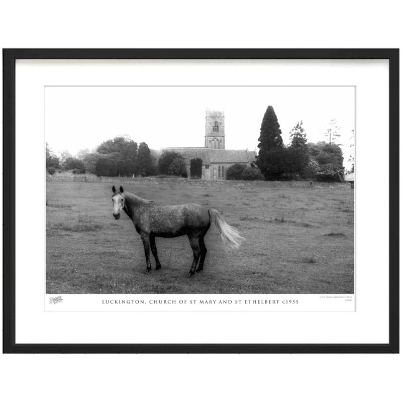 Luckington, Church Of St Mary And St Ethelbert C1955 - Single Picture Frame Print, 60cm H x 80cm W x 2.3cm D