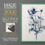 Indigo Wild Roses II, reproduction encadrée - bois massif-112364812-112364815