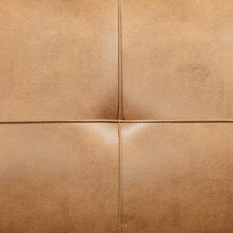 Saddle Upholstered Convertible Sofa Bed, Brown