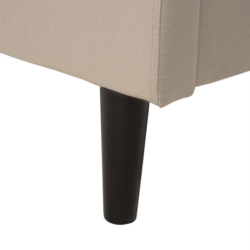 Colmar Upholstered Bed, European Kingsize (160 x 200cm), Beige