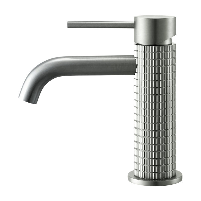 Mendavia Single Hole Bathroom Faucet, Brushed Nickel