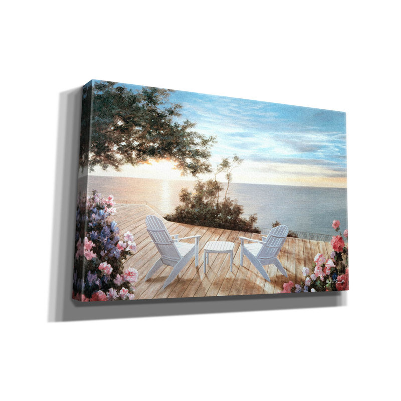 «Blue Serenade» par Diane Romanello, H 12 po x l 18 po x P 0,75 po
