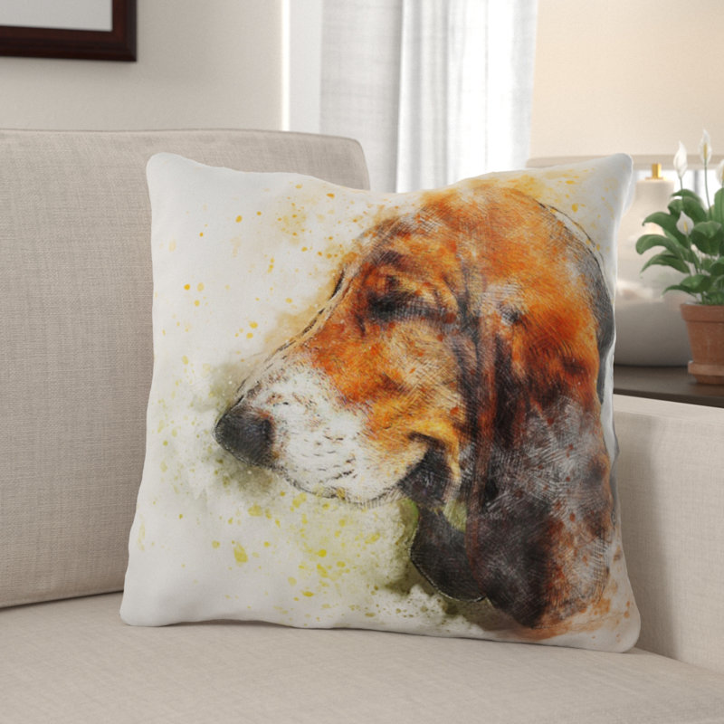 Coussin pour chien Doylestown, Microsuède, Intérieur
