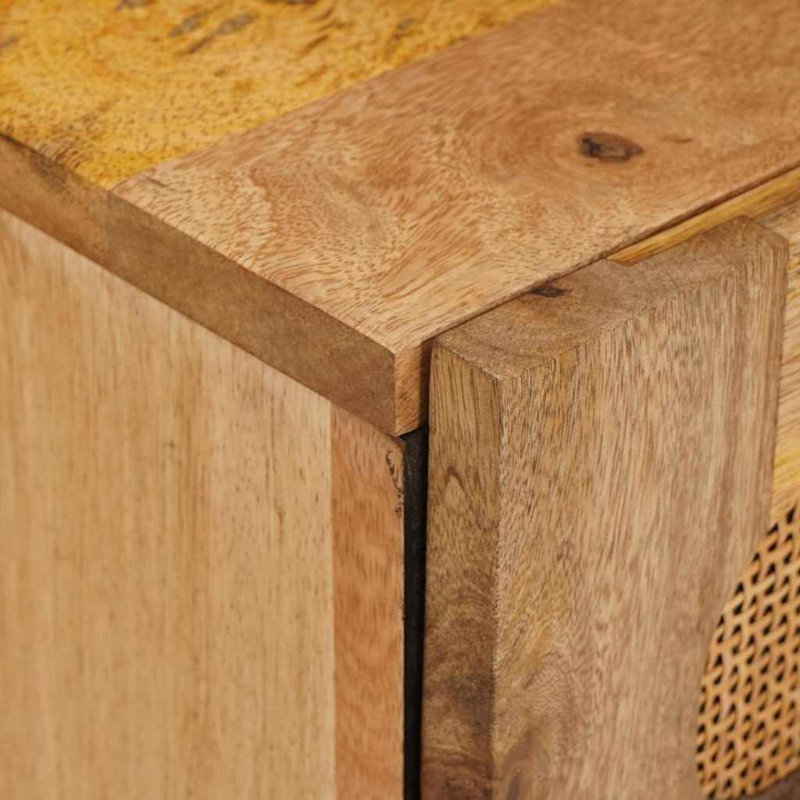 40cm W Solid Wood Bedside Table