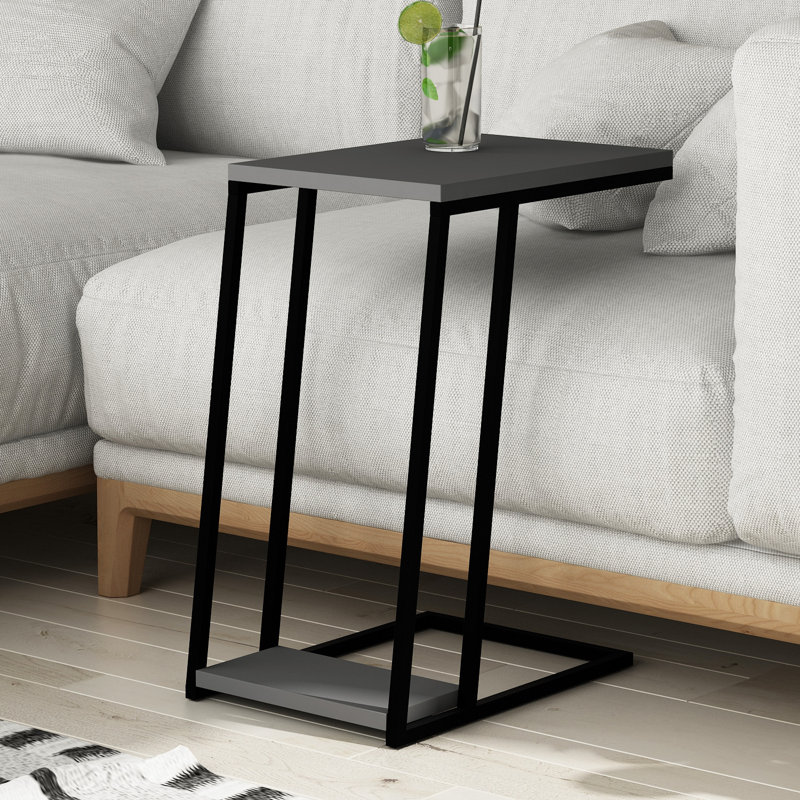 Aires Modern C Shape Side End, Anthracite