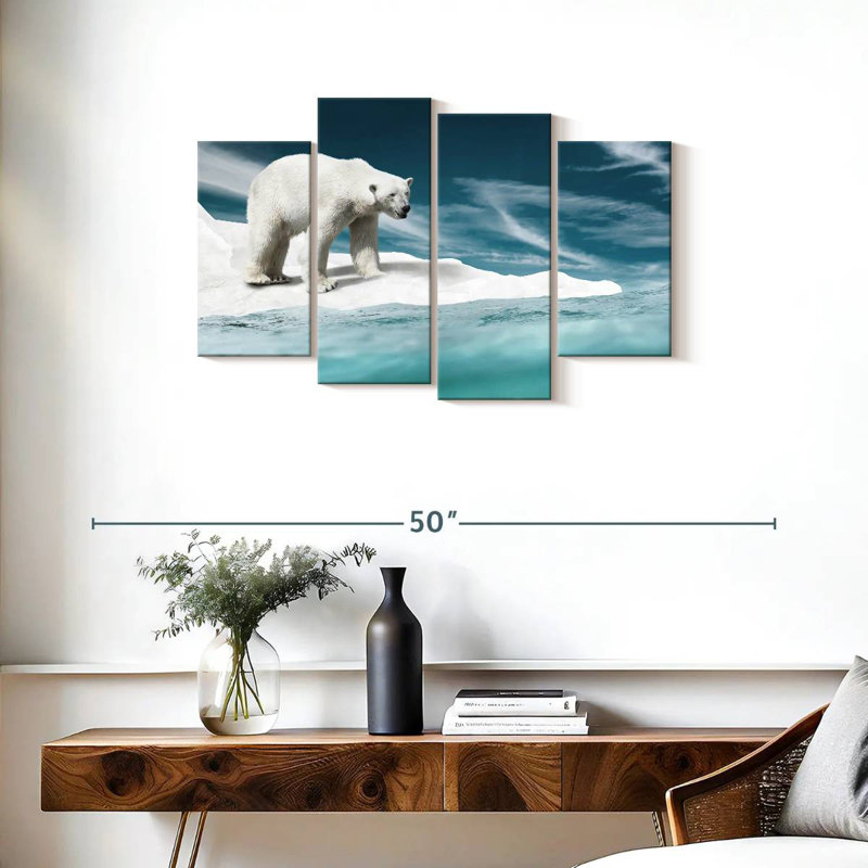 Brampt Ice Bear, 22" H x 36" W