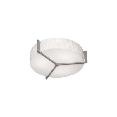 L 17 po. Plafonnier encastré à DEL / gris vieilli 120-277 V, 30/35 / 40k