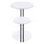 Table d'appoint ronde à 3 niveaux Dixon