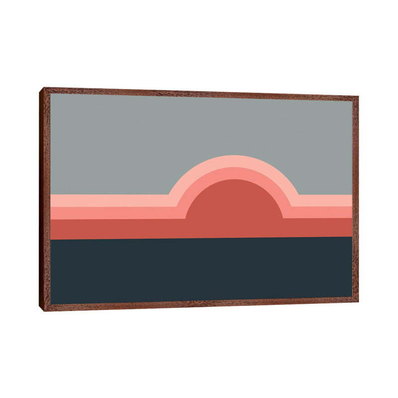 Print on Canvas, 66.04 cm H x 101.6 cm W, Brown Framed