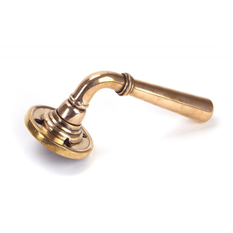 Newbury Dummy Door Handle Kit, Polished Bronze