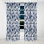 Motif victorien damassé bleu cobalt Regal - rideau occultant - 1 panneau-107534722