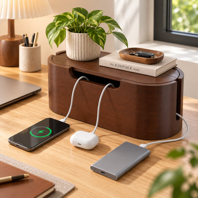 Decorative Cord Organizer for Power Strip & Charger Cables