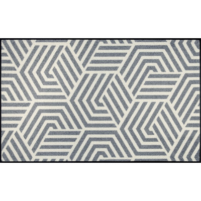 Non-Slip Geometric Indoor Doormat
