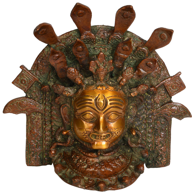 Masque mural Bhairava