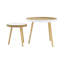 Ensemble de tables basses rondes Tucked