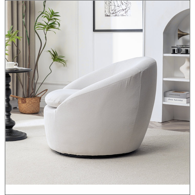 Fauteuil demi-tonneau Winnie, Beige