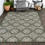 Tapis d'intérieur / extérieur vert / crème Amora-1842197850