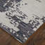 Valin, abstrait moderne, ivoire / gris / bleu-97925043