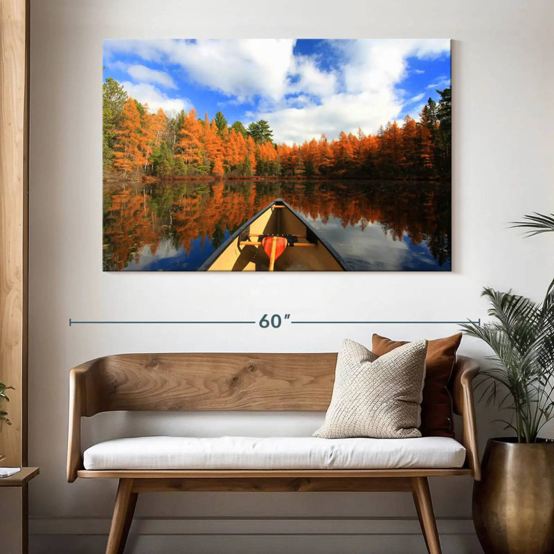 Senne Boating In Boulder Junction, 34" H x 51" W