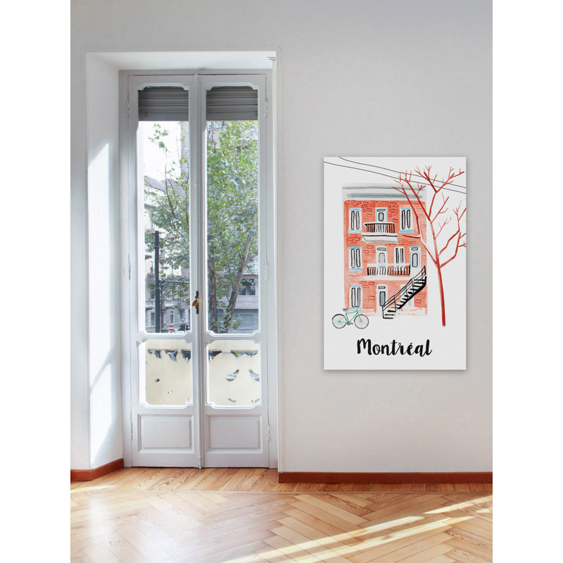 " Montreal Apartment " by Molly Rosner, 18” H x 12” W x 1.5” D