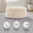 Round Faux Fur Bean Bag Chair-118602408