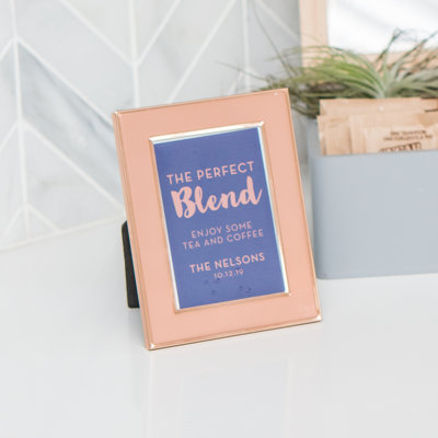 Iddings Metal Gilded Picture Frame with Mat