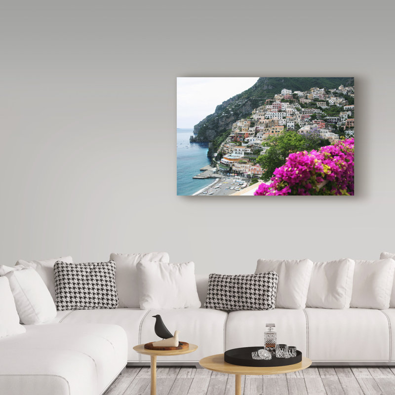 Avisha «Positano», reproduction de photo sur toile tendue, H 30 po x l 47 po