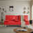 Red Faux Leather