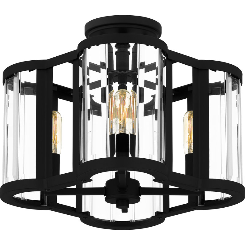 Annalice Glass Semi Flush Mount