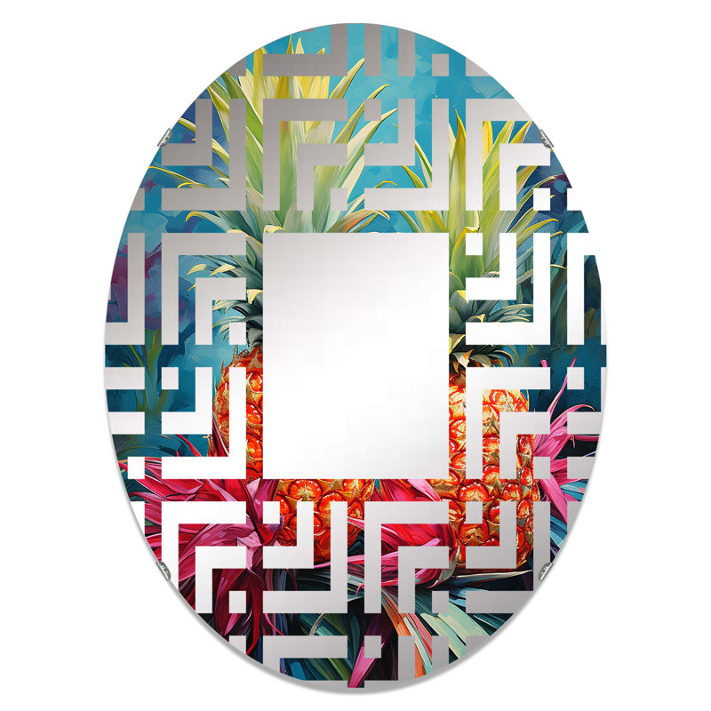 Miroir d'appoint Tropical, 29,5 po x 19,6 po