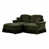 Chenille-Dark Green