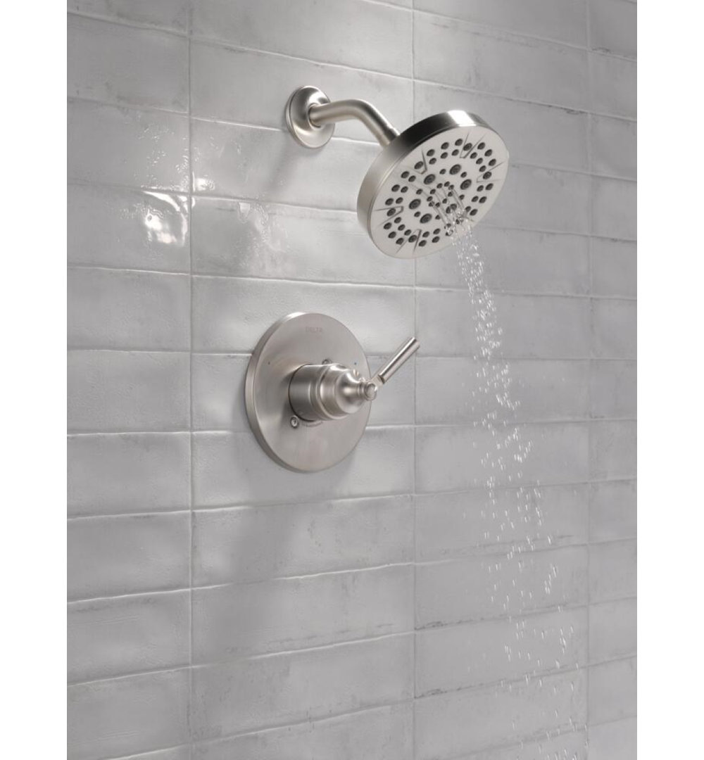 SAYLOR™ Single-Function Shower Faucet Set, Valve Trim Kit, Shower Head and Handle Set Delta 