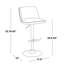 Tabouret de bar contemporain réglable avec pivot-1143467749