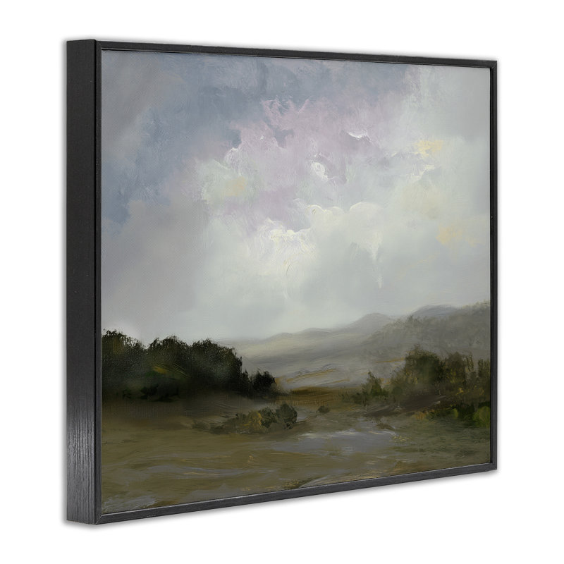 Giclée encadrée rafraîchie, rafraîchie par Annabelle Hall, H 11 po x l 14 po, Giclée encadrée noir minuit