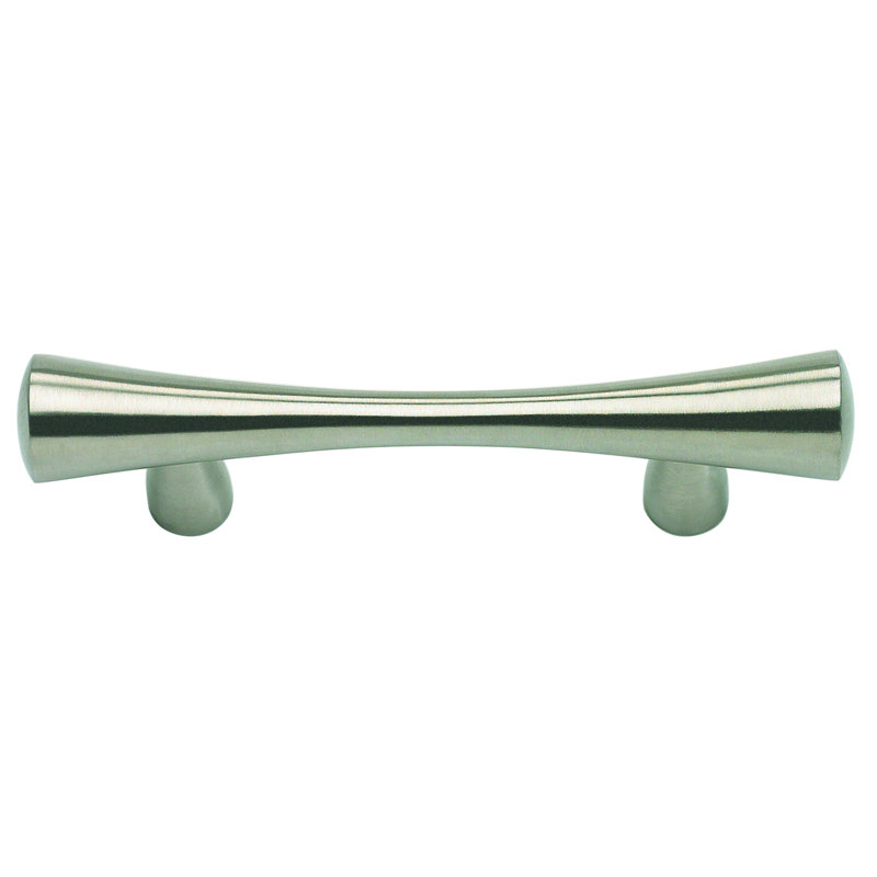 Fluted Bar Pull, Stainless Steel, 2 1/2"