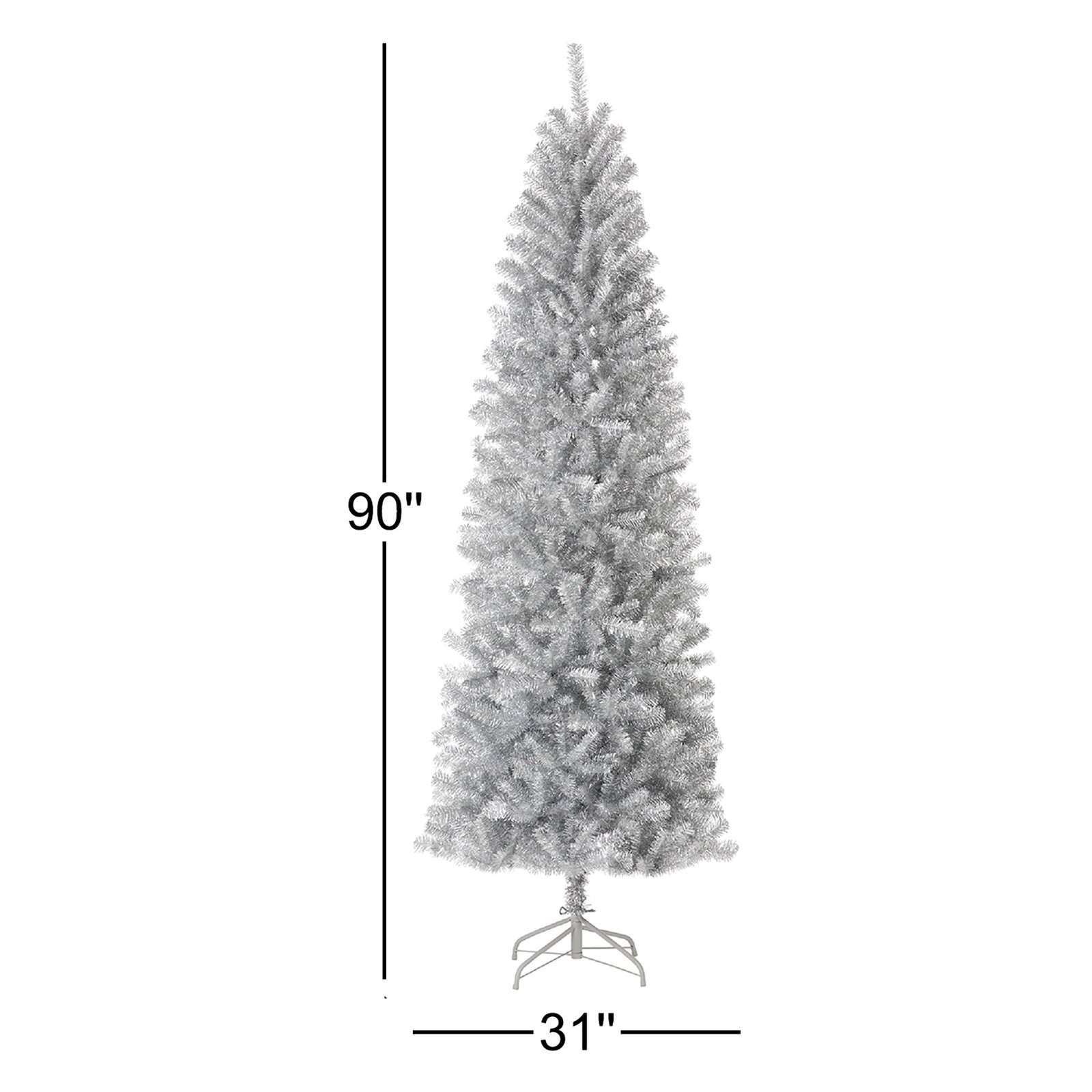 Slender Pine Christmas Tree, 7.5 ft