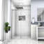 Porte de douche coulissante simple demi-cadre l 44 à 48 po x H 76 po-55193847