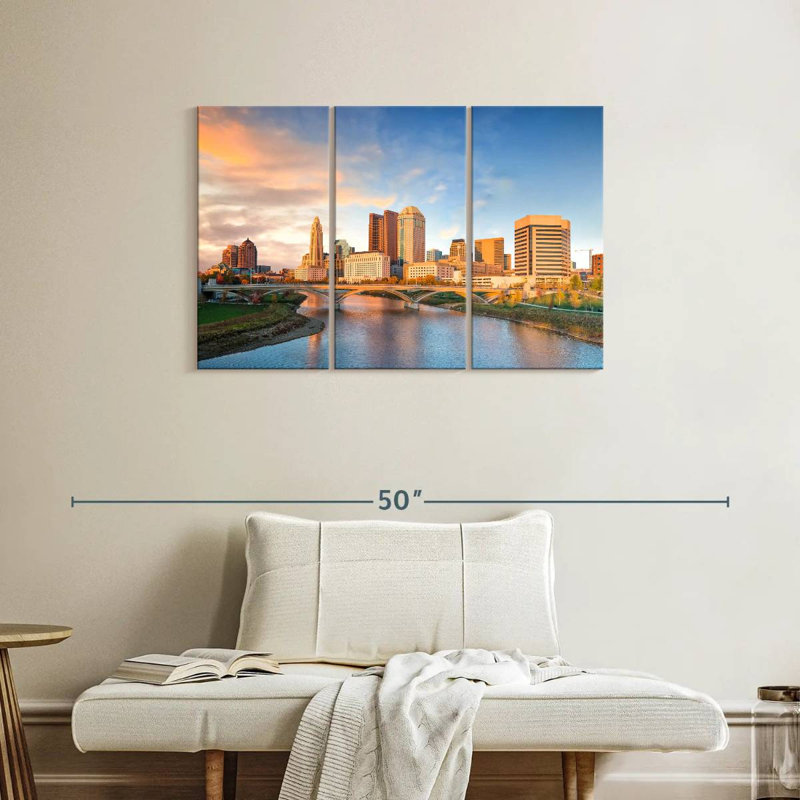 Nicci Columbus Sunset, 24" H x 38" W