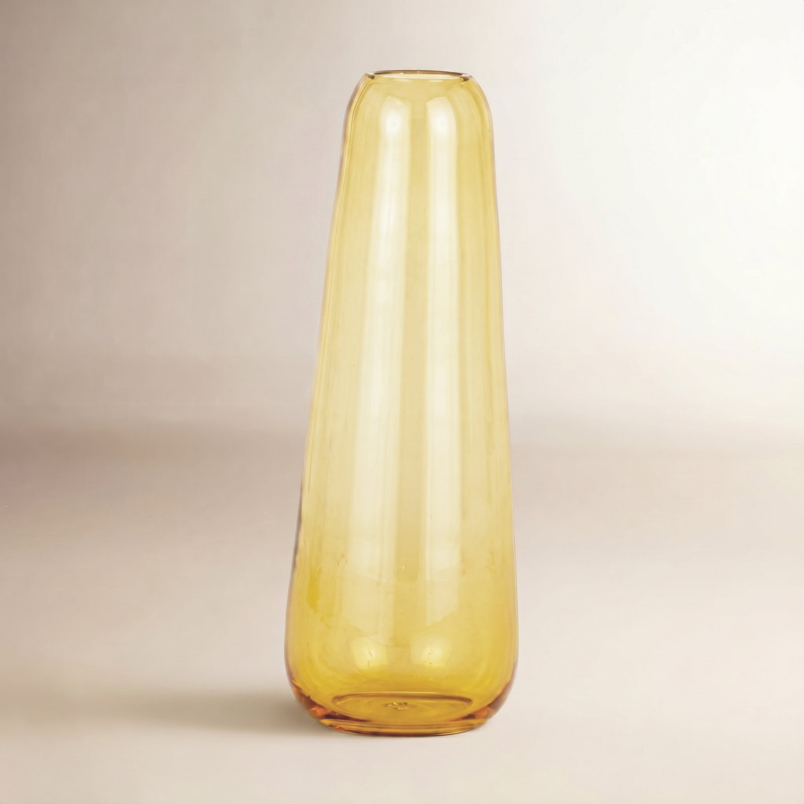 Aurora 9'' Glass Table Vase, Blush