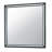 BLACK FRAMED MIRROR
