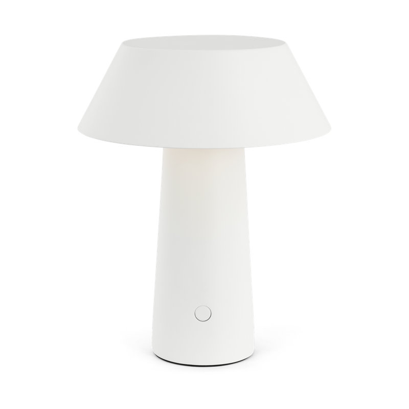 Sesa Short Accent Rechargeable Table Lamp, White