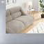 Canapés beiges peu encombrants, tissu chenille, design moderne pour une utilisation polyvalente