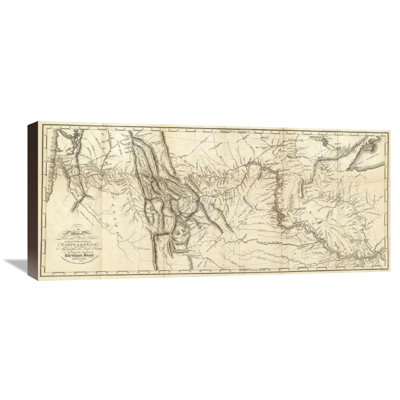 " Map of Lewis and Clark's Track, Across the Western Portion of North America, 1815 " Graphic Art Print