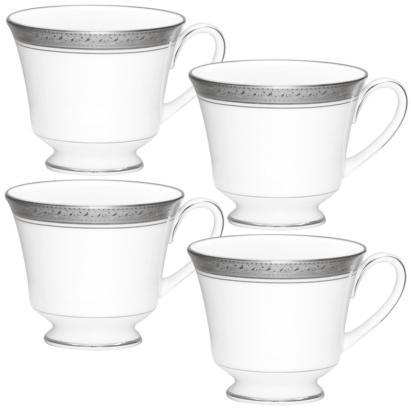 8 tasses Noritake Crestwood, Platine