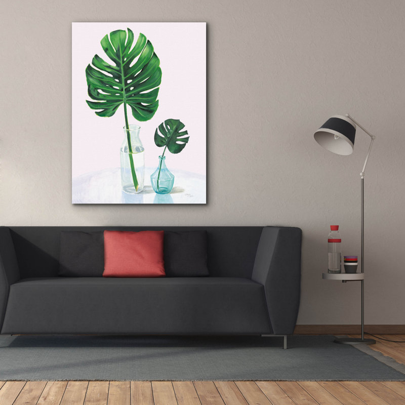 "Epic Graffiti" déclaration Palms 2 V2 "par Wellington Studio, art mural sur toile, H 54 po x l 40 po x P 1,5 po