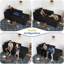 Chaise Boneless Cloudy, aucun assemblage requis, chaise rembourrée moderne en velours côtelé avec assise profonde-1857983340-1857983329