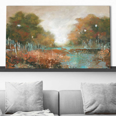 " Autumn Walk " by Carol Robinson Painting Print
