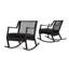 Calvin Rocking Chair with Cushions-1534247275